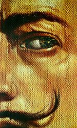 Макрофотографический автопортрет с явлением Галы 1962 Макрофотографический автопортрет с явлением Галы 1962